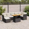 vidaXL Garden Sofa Set Adjustable Armrests Outdoor Sofa Set Rectangular
