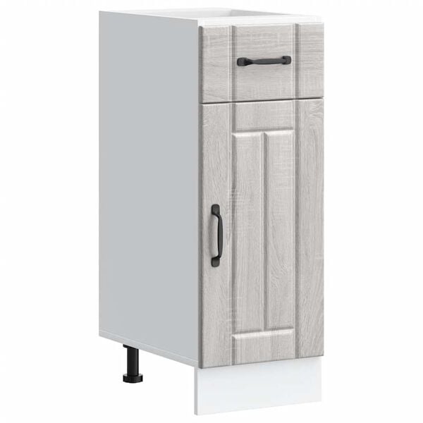 vidaXL Kitchen Base Cabinet Grey Sonoma Engineered wood Small