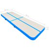 vidaXL Inflatable Gymnastics Mat with Pump 196.9x39.4x7.9" PVC Blue