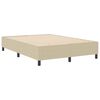 vidaXL Platform Bed Frame Grey Green 55.12 x 74.80 in Fabric