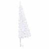 vidaXL Artificial Christmas Tree White PVC and steel Large Detachable