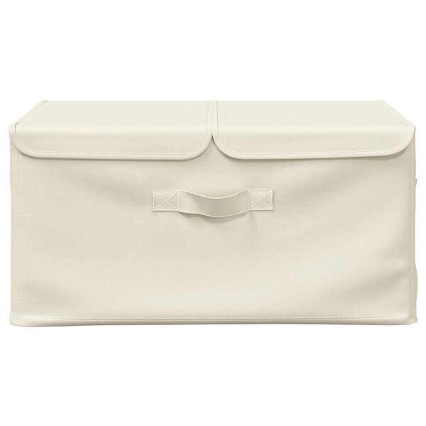 vidaXL Storage Box Set of 2 Cream