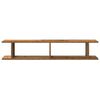 vidaXL Wall Shelf Set of 2 Old wood Engineered wood 41.3 x 7.1 x 7.9 in