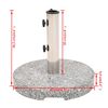vidaXL Parasol Base Granite Medium Heavy Weight Endurance Parasol Base