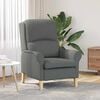 vidaXL Armchair Dark grey 29.92 x 37.01 x 40.16 in Fabric
