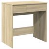 vidaXL Dressing Table Sonoma oak Engineered wood, Glass