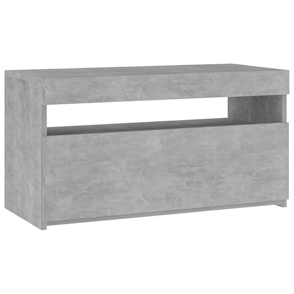 vidaXL TV Cabinet Concrete Grey Engineered Wood Medium TV Cabinet