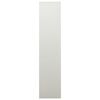 vidaXL Office Cabinet Light grey Steel, tempered glass 35.4x15.7x70.9 in