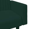 vidaXL Sofa Set Dark Green Velvet (100% polyester), wood, plastic Large