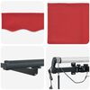 vidaXL Awning Fabric with Red 157.48 x 118.11 in Polyester