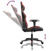vidaXL Gaming Chair Black and Red Faux leather, metal, plywood Standard