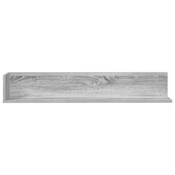 vidaXL Wall Shelf Gray Sonoma Engineered Wood Medium Wall Shelf