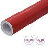 vidaXL Car Films 2 pcs 4D Red 39.4x59.1"+19.7x59.1"