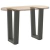 vidaXL Dining Table Leg Anthracite Powder-coated steel 15 x