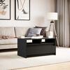 vidaXL Coffee Table Black Engineered wood Standard Coffee Table