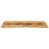 vidaXL Desk Top Natural wood Solid rough mango wood Large Hardwood