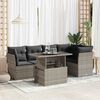 vidaXL Garden Sofa Set Grey