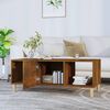 vidaXL Coffee Table Smoked Oak Engineered Wood Coffee Table Rectangular
