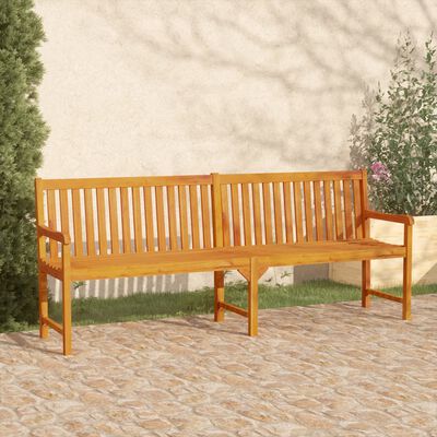 vidaXL Patio Bench 86.2" Solid Acacia Wood