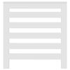 vidaXL Radiator Cover White 30.7x7.9x32.3" Engineered Wood