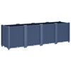 vidaXL Garden Planter Blue Grey Polypropylene Large Modular