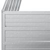 vidaXL Garden Raised Bed Silver Galvanized Steel 39.4 x 15.7 x 17.7 in