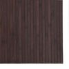 vidaXL Rug Dark Brown Bamboo, PP (polypropylene) 31.5 x 39.4 in