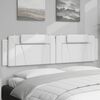 vidaXL Headboard Cushion White