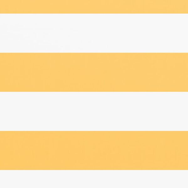 vidaXL Balcony Screen White and Yellow 29.5x236.2" Oxford Fabric