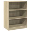 vidaXL Wardrobe Sonoma Oak Engineered Wood 30.3x18.9x40.2 in Wardrobe