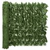 vidaXL Screen Dark green Polyethylene, Fabric 78.7x29.5 in