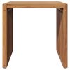 vidaXL Garden Side Table Brown 45 x 42.5 x 45 cm Solid teak wood