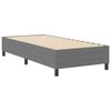 vidaXL Box Spring Bed Light gray 39.4" x 78.7" Corduroy fabric
