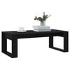 vidaXL Coffee Table Black Engineered Wood Medium Modern Coffee Table