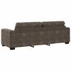 vidaXL Sofa with Cushion Dark gray Faux leather