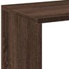 vidaXL Room Divider Bookcase Brown Oak Engineered Wood Medium