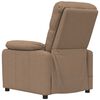 vidaXL Massage Chair Brown Fabric, Wood, Metal Large