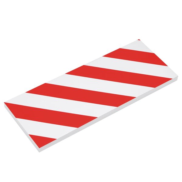 vidaXL Wall Protectors 6 pcs Red&White 19.7x7.9x0.8" EVA Foam