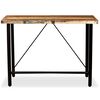 vidaXL Bar Set Brown Solid Reclaimed Wood Large Durable Bar Set