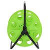 vidaXL Free Standing Green Hose Reel for 147.6 ' 1/2" Hose Steel