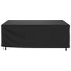 vidaXL Garden Furniture Cover Black 420D Oxford fabric with PU coating