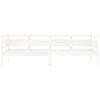 vidaXL Day Bed White Solid pine wood, plywood Single