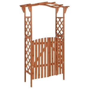 vidaXL Pergola Brown Solid firwood, solid pine wood Medium