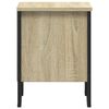vidaXL Bedside Cabinet Set of 2 Sonoma oak Engineered wood, metal