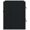 vidaXL Sink Cabinet Black Oak 15.16 x 16.14 x 18.90 in Engineered Wood
