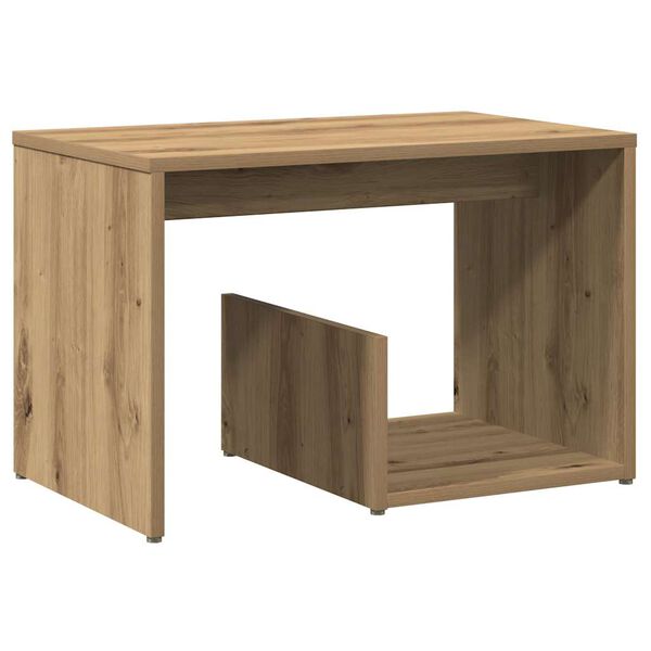 vidaXL Side Table Artisan Oak Engineered Wood Small Accent Table