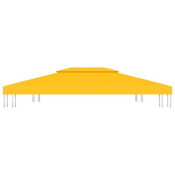 vidaXL 2-Tier Gazebo Top Cover 1 oz/ft² 13.1'x9.8' Yellow