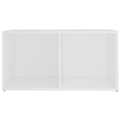 vidaXL TV Cabinet White 28.3"x13.8"x14.4" Chipboard