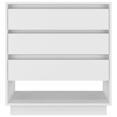 vidaXL Sideboard White 27.6"x16.1"x29.5" Engineered Wood
