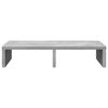 vidaXL Monitor Stand Concrete Grey 19.7x10.6x3.9" Engineered Wood